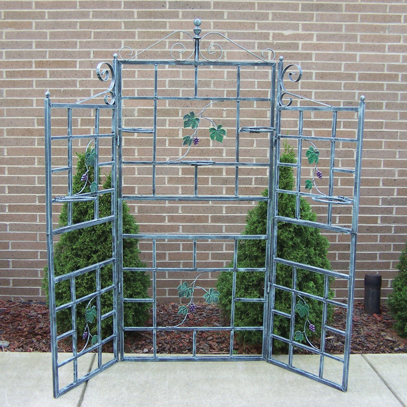 Oakland Living Patio Steel Folding Trellis & Reviews Wayfair.ca